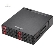 htrshjOImaster 6-Bay 2.5Inch SATA SSD HDD Enclosure Mobile Rack/Enclosure Hard Disk Enclosure Rack D