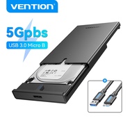Vention HDD Case 2.5" Hard Drive Enclosure USB 3.0 Micro B Type C SATA 5Gbps External Hard Drive Dis