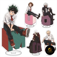 Keychain, Standee, Glass Painting My Hero Academia Midoriya Izuku Bakugou Katsuki Study Desk Decorat