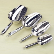 Dixing Bar Milk Tea Kitchen Stainless Steel Thickened Ice Shovel Spice Ice Pliers Ice Cube Shovel Ic