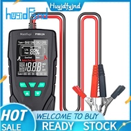 Car Battery Tester 12V/24V Battery System Analyzer 50-2000CCA Battery Health Display Comprehensive D