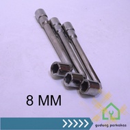 Double Socket Key 2 Way Allen Shock 8MM