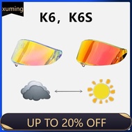 XM Photochromic Lenses Helmet Shield Lens for AGV K1 K3SV K5 K5S K6 for HJC RPHA11 RPHA70 HJ26 for S