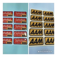 Sahabat Eon AAM stiker proton wira waja iswara saga arena persona perodua evo satria gti neo