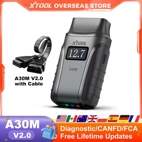 XTOOL A30M V2.0 Kit Full System Diagnostic Tool Bidirectional OBD2 Scanner Auto Scan with 26+Resets 