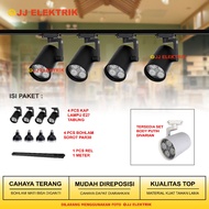 Package of 4 LED Spotlight Rail Spotlight 35W 45W Track Light Black White - Home, Cafe, Shop, Restau