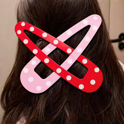 20cm Giant Hair Clip 3D Print Colorful Giant Barrette Giant Hairpin Bag Charm Stage Props and Perfor