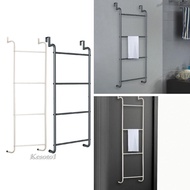 [Kesoto1] 4 Tier over The Door Towel Rack Iron Easy to Install Towel Storage Holder Shelf Sturdy for