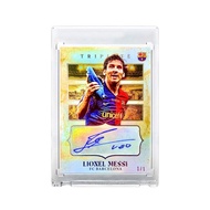 ✨【火爆热卖中ing】Messi Gold Fold Signature Planet Card 1/1 Number Non-topps Homemade Card Refractocard Foo
