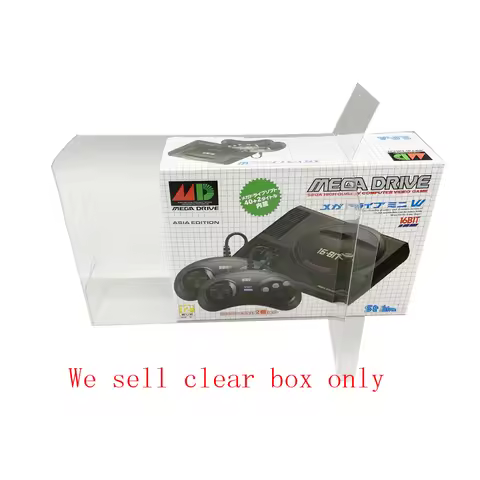 Collection Box Display Box Storage Box for SEGA Genesis for MD Mini Japanese version game protector 