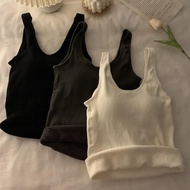 GALA Wardrobe With Chest Pad Plus Velvet Thick Terry Warm Small Camisole With Inner Build Autumn Win