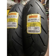 PIRELLI ROSSO 2 TYRE 160/60-17,120/70-17