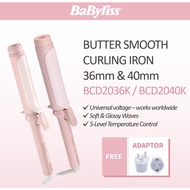 BABYLISS BUTTER SMOOTH CURLING IRON (36mm & 40mm) BCD2036K & BCD2040K