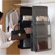 Handbag organizer - 8/6 Pockets hanging wardrobe organizer for handbag - Dustproof-Universal Fit for