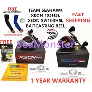 SeaMonster TEAM SEAHAWK XEON 103HSL / SW103HSL BC BAITCASTING REEL * FREE SWIVEL *