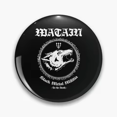 Watain Band Soft Button Pin Hat Fashion Brooch Gift Cartoon Lapel Pin Metal Jewelry Cute Women Colla