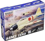 Mini Craft MC14751 1/144 World War II Japanese Navy Zero Ship Fighter Airplane Type 21 A6M2 (Painted