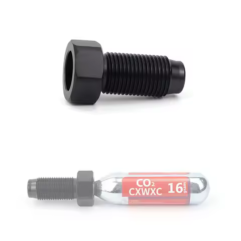88G Co2 Cartridge Cylinder Adapter To 3/8-24UNF Thread 12G/16G/25G Co2 Cartridge Cylinder Convert Fi