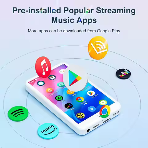MECHEN MP3 Player Android 9.0 with Bluetooth and WiFi,MP3 MP4 Player with Spotify,Audible,Pandora, U