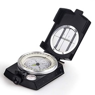 Multifunctional Compass, Metal Military Waterproof High Accuracy Compass with Map Measurer, Distance