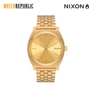 Nixon The Time Teller Gold Stainless Watch For Men NA045511-00