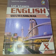 USED LET'S LEARN ENGLISH BOOK GRADE 1/2/3 SMA BAILMU K2013 REVISION