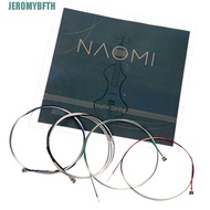 JEROMYBF 1 Set Naomi Violin String, 4/4 3/4 1/2 1/4 1/8 Nickel String Fiddle String, Violin Accessor
