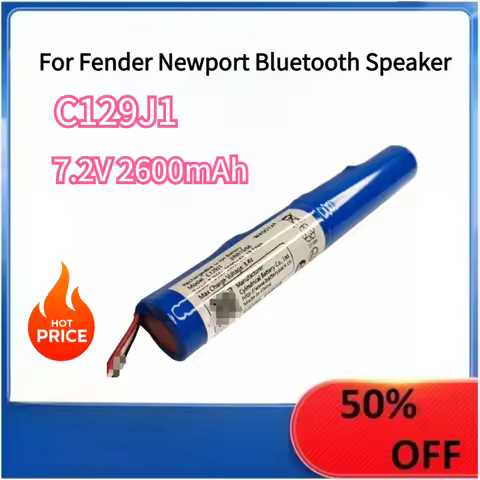 Compatible with C129J1 7.2V 2600mAh 18.72Wh Fender Newport Bluetooth Speaker Lithium Battery