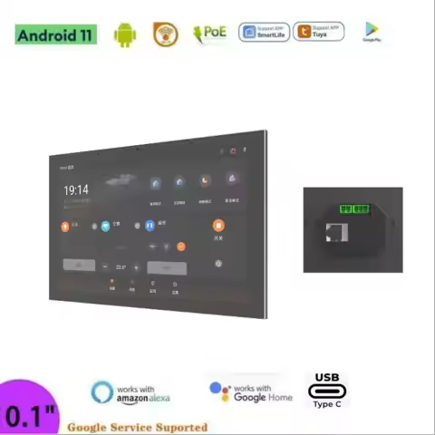 Newest10.1 Android smart home hub smart central control screen Smart hotel Touch Temperature Control