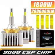 360 D1S D3S D2S D4S Led Car Headlights HID Xenon 1:1 D1R D3R LED CSP Bulbs Retrofit Kit 1800W D2R D4