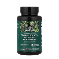 Vegan Wholefood Organic Folate + Methyl B-12
