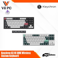 Keychron Q3 HE QMK Wireless Custom Keyboard (Q3H-M1/Q3H-P1)