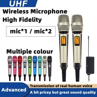 Professional UHF wireless microphone outdoor home karaoke mic universal microphone live sound rechargeable microphone