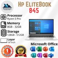 LAYAR Laptop hp EliteBook 845 Ryzen 5 4560u / 5650u G7 / G8 Ram 8GB / 16GB SSD 256GB / 512GB Screen 