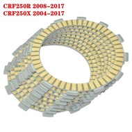 Motorcycle 8pcs Friction Clutch Plates For Honda CRF250R 2008-2017 CRF250X 2004-2017 CRF 250R  CRF 2