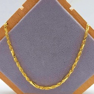 916 Gold Rope Tube Chain