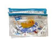 Baby Blue Zipper Bag A5