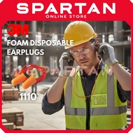 3M 1110 Corded Foam Disposable Earplugs Ear Protection Foam Pelindung Telinga (1 Piece)