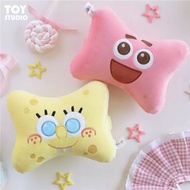 海綿寶寶 派大星 頸枕 椅 靠墊 背墊 攬枕 抱枕 汽車 車用 三眼仔 勞蘇 胡迪 巴斯光年 蠟筆小新 唐老鴨 米奇 米妮 比卡超
