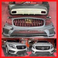 Mercedes Benz GLA X156 200 250 45 Bodykit Set Bumper Front Rear Depan Belakang Grill Canard Diffuser