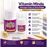 Genius Booster – Vitamin Minda Homeopati | Fokus & Pembelajaran | Prasekolah Hingga Dewasa