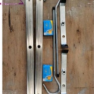 [deevoka] Ladder Roof Clamps for Car with Padlocks Ladder Holder Secure Portable Easy to Carry Safe 