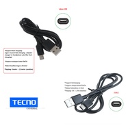 (black) Usb C & micro charger cable tecno pova LD7 LD7j - pova 2 LE7 LE7n - pova neo LE6 LE6h - pova