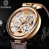 FOXBOX/Liger Hollow Design Men's Watch Trendy Fashion Waterproof Watch 89105
