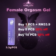 【King Life】Female orgasmic gel-Pelincir wanita tambah ghairah-Intensive feeling<<READY STOCK>>