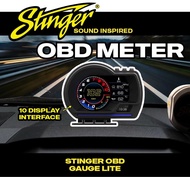 Stinger AP6 Lite OBD+GPS Meter – Car OBD2 Scanner Speed Gauge Plug & Play HUD Display