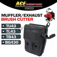 Muffler Exhaust Brush Cutter Mesin Rumput TB43 TL43 TU43 BG430 Mitsubishi