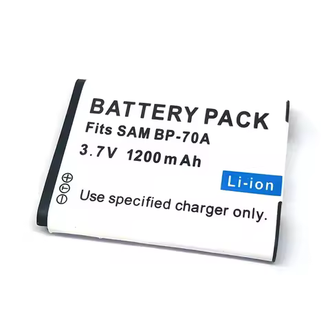 BP-70A Charger BP70A Battery 3.7V Rechargeable Lithium Battery 1200mAh for Samsung ES65 ES67 ES70 ES