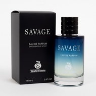 % WORLD SCENTS SAVAGE EAU DE PARFUM SPRAY 100ML