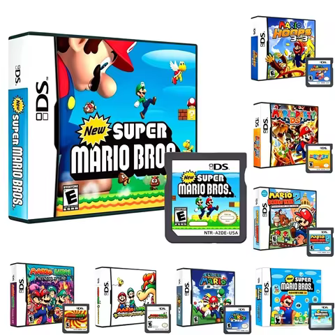 8 Styles Classic Mario Series NDS Game Cards NDS 3DS 2DS Handheld Gaming Console Retro Video Game Ca